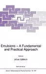 Emulsions - A Fundamental and Practical Approach cover