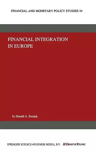 Financial Integration in Europe cover