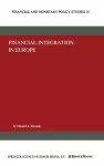 Financial Integration in Europe cover