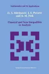 Classical and New Inequalities in Analysis cover