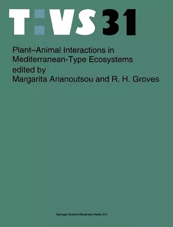 Plant-Animal Interactions in Mediterranean-Type Ecosystems cover