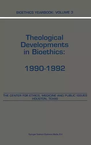 Bioethics Yearbook cover