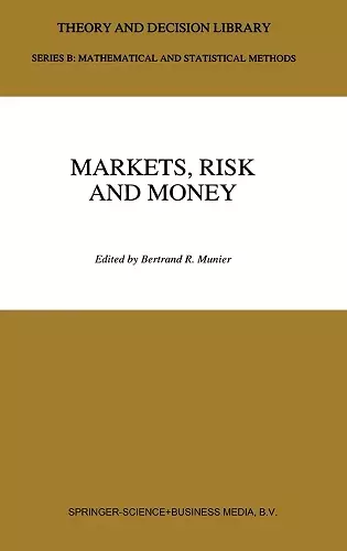 Markets, Risk and Money cover