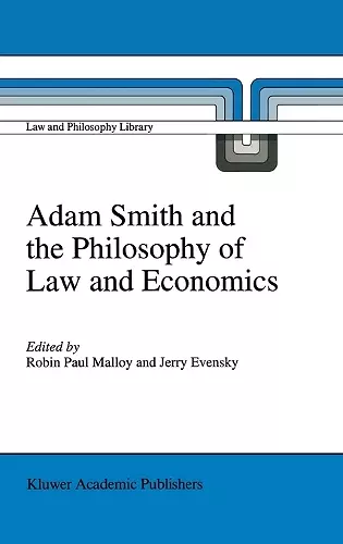 Adam Smith and the Philosophy of Law and Economics cover