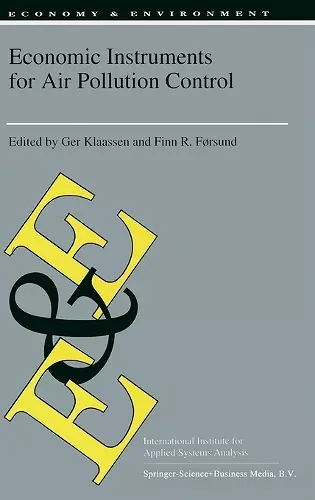 Economic Instruments for Air Pollution Control cover