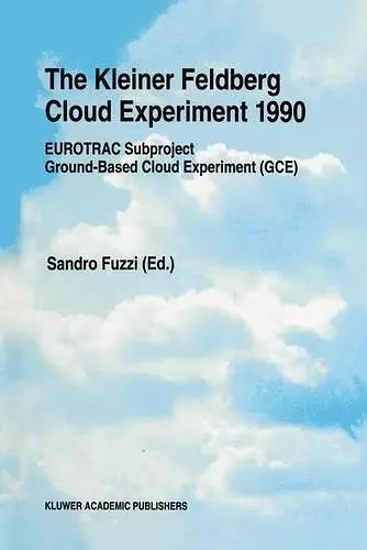 The Kleiner Feldberg Cloud Experiment 1990 cover