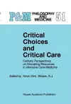 Critical Choices and Critical Care cover