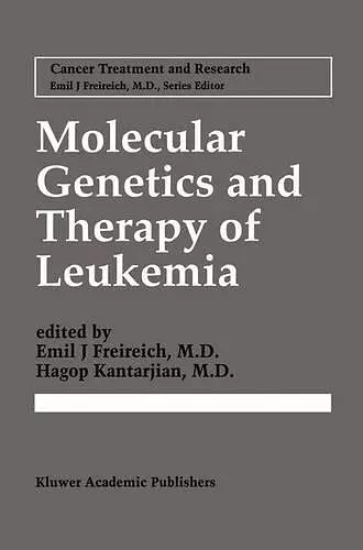 Molecular Genetics and Therapy of Leukemia cover