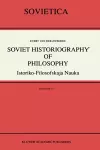 Soviet Historiography of Philosophy cover