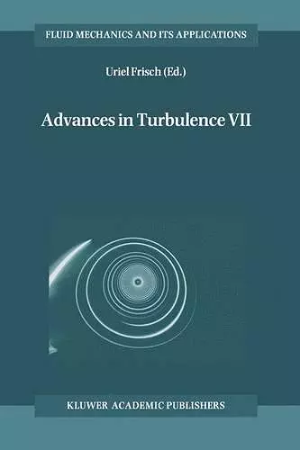 Advances in Turbulence VII cover