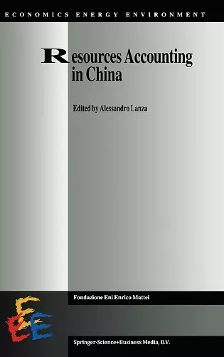 Resources Accounting in China cover