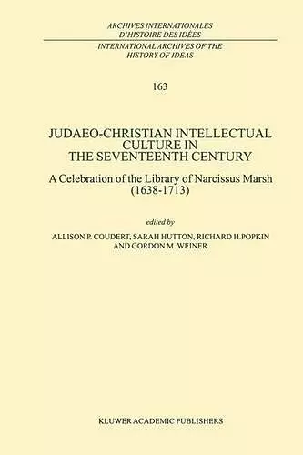 Judaeo-Christian Intellectual Culture in the Seventeenth Century cover