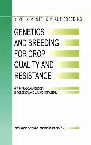 Genetics and Breeding for Crop Quality and Resistance cover