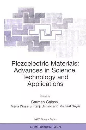 Piezoelectric Materials: Advances in Science, Technology and Applications cover