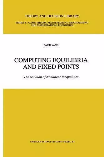 Computing Equilibria and Fixed Points cover