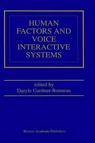 Human Factors and Voice Interactive Systems cover