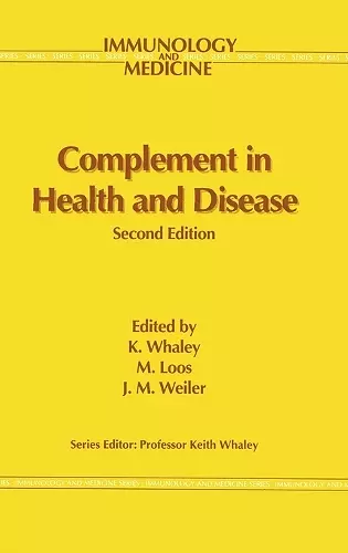 Complement in Health and Disease cover