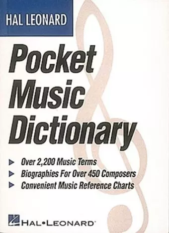 Hal Leonard Pocket Music Dictionary cover