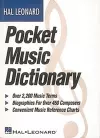 Hal Leonard Pocket Music Dictionary cover