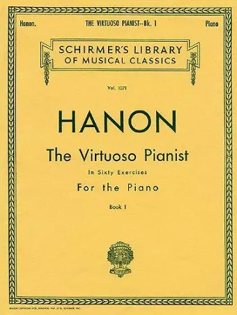 Virtuoso Pianist in 60 Exercises - Book 1 cover
