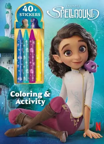 Spellbound Coloring Book with Crayons cover