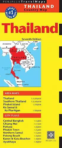 Thailand Travel Map Seventh Edition cover