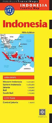 Indonesia Travel Map Fifth Edition cover