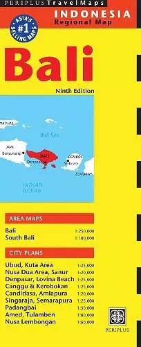 Bali Travel Map Ninth Edition cover