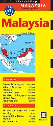 Malaysia Travel Map Eighth Edition cover