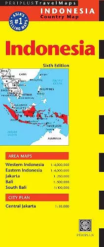 Indonesia Travel Map Sixth Edition cover