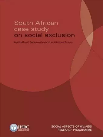 South African Case-study on Social Exclusion cover