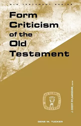 Form Criticism of the Old Testament cover