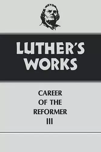 Luther's Works, Volume 33 cover