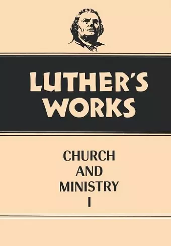 Luther's Works, Volume 39 cover