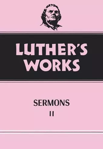 Luther's Works, Volume 52 cover