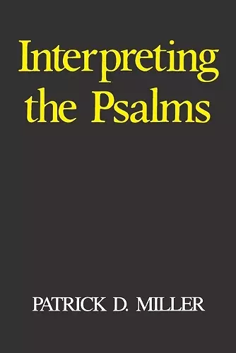 Interpreting the Psalms cover