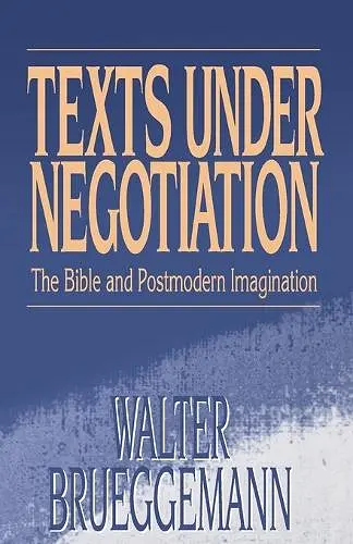 Texts under Negotiation cover