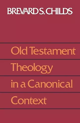 Old Testament Theology in a Canonical Context cover