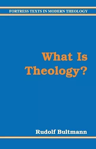 What Is Theology? cover