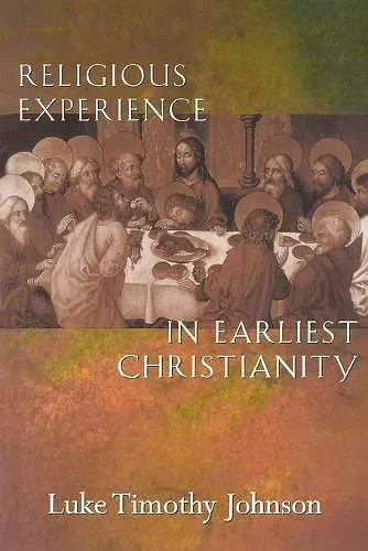 Religious Experience in Earliest Christianity cover