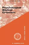 Psychological Biblical Criticism cover