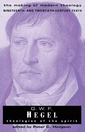 G. W. F. Hegel cover