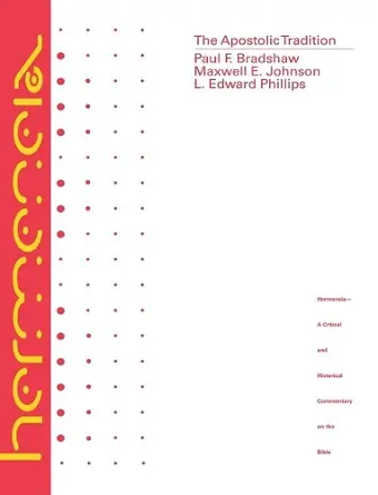 The Apostolic Tradition cover