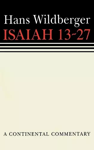 Isaiah 13-27 cover