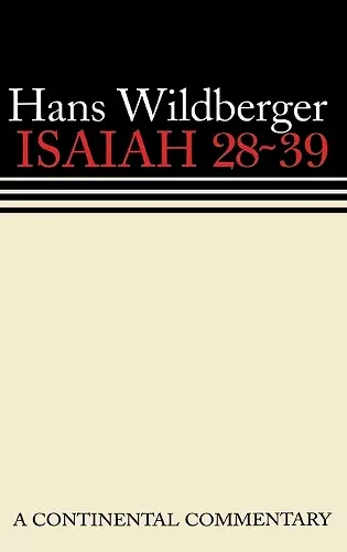 Isaiah 28-39 cover