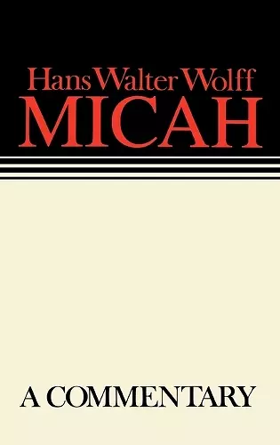 Micah cover