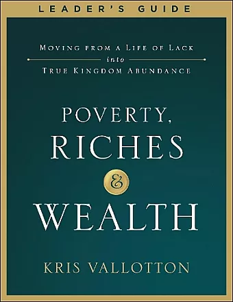 Poverty, Riches and Wealth Leader's Guide cover