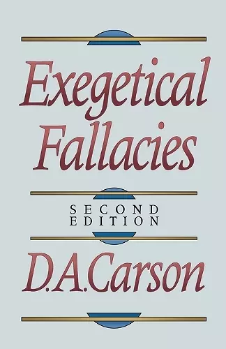 Exegetical Fallacies cover