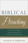 Biblical Preaching – The Development and Delivery of Expository Messages cover