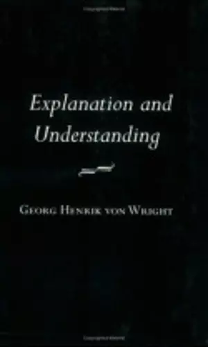 Explanation and Understanding cover